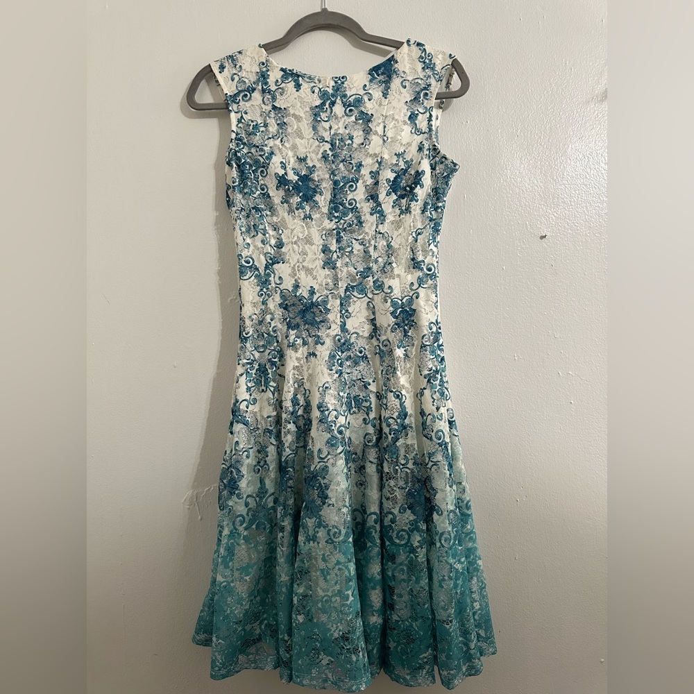 Danny & Nicole Aqua Dress